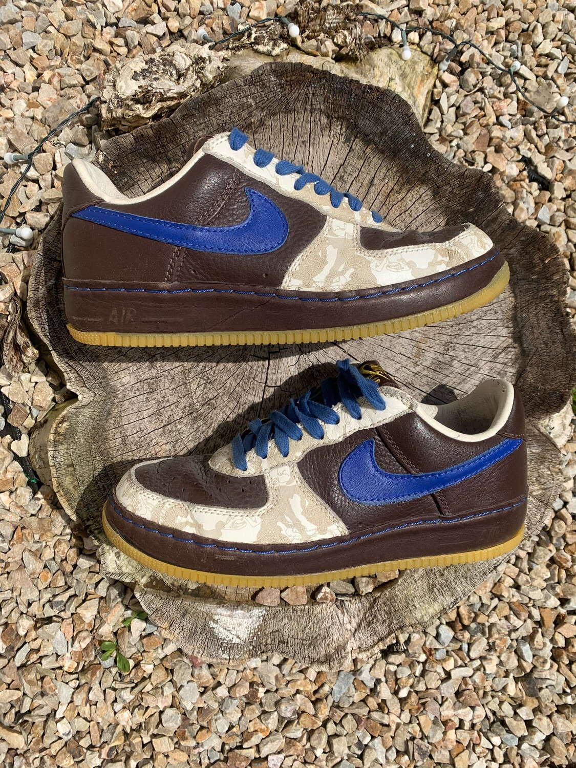 Brown Leather Vintage Nike Air Force 1 Low