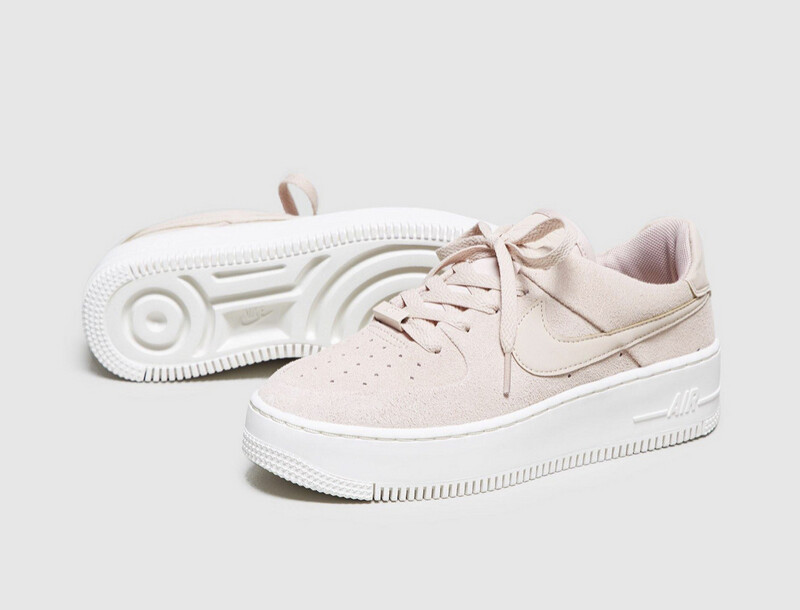 suede pink air force