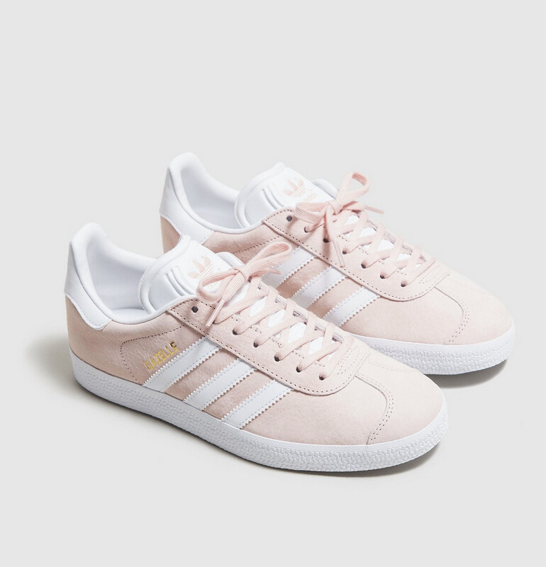 Pink Adidas Gazelles