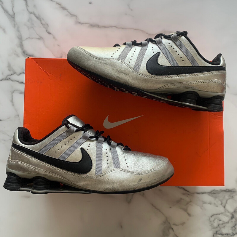 Vintage Silver Nike Shox