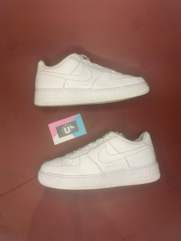 Nike Air Force 1 Low White Leather Silver