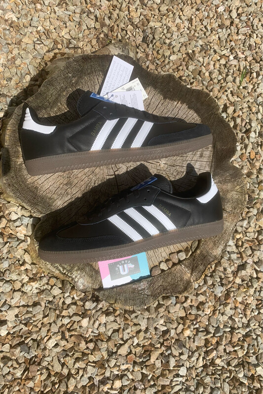 Adidas Premium Leather Samba Black White Gum