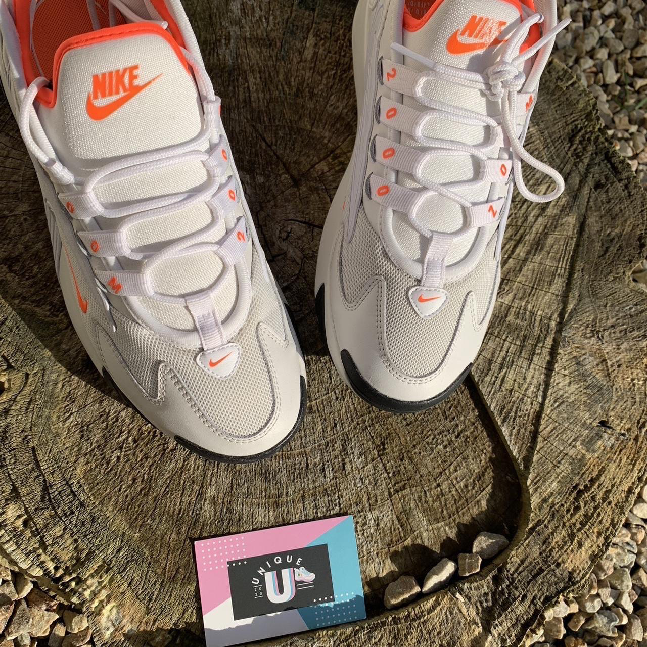 Nike Zoom 2k White Neon Orange