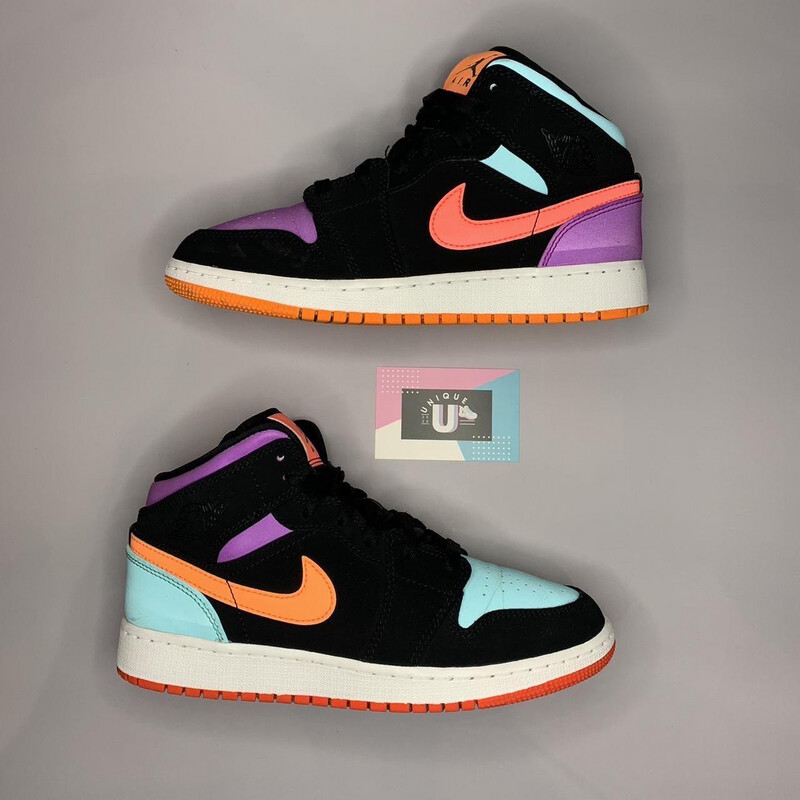Jordan 1 Mid Special Edition Multi Colour Reflective
