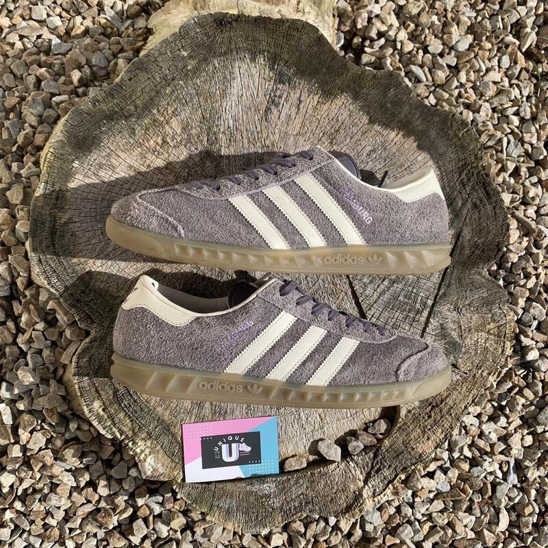 Adidas Hamburg Special Edition Fluffy Suede - Oxygen Purple Grey