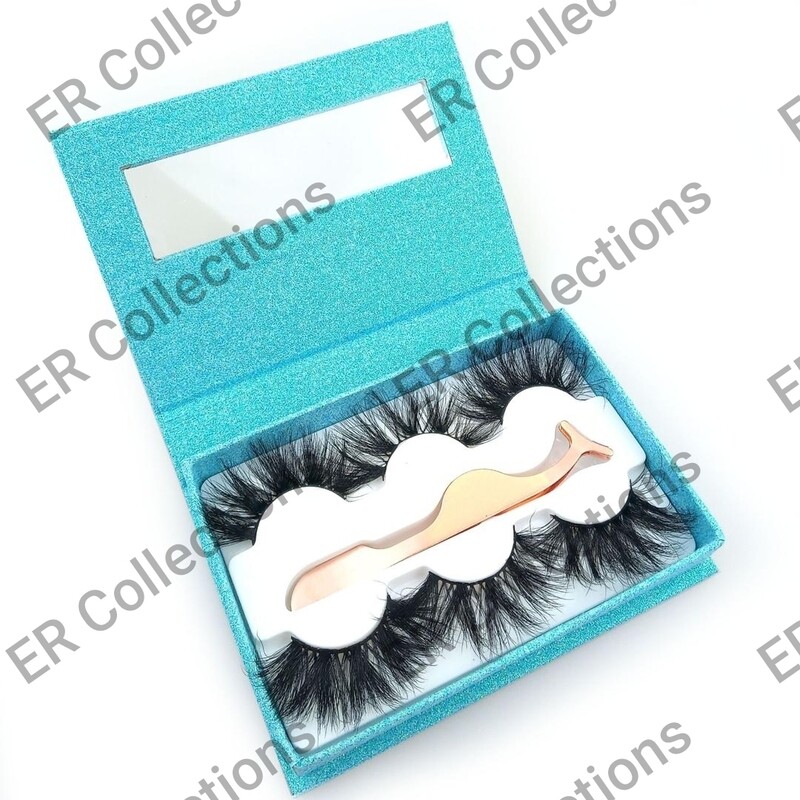 Le blue set eyelashes