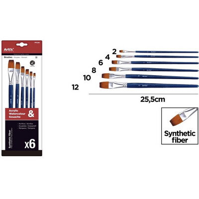 SET 6 PINCELES PROFESIONALES