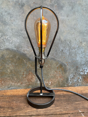 Table Top Steel Cage Lamp 