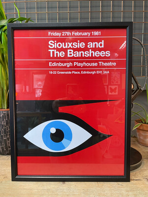 Siouxsie And The Banshees Remixed Gig Print