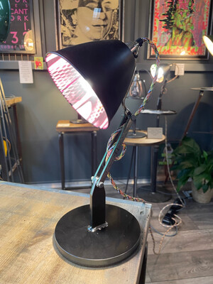Industrial Colour Pop Desk Lamp (black/graffiti)
