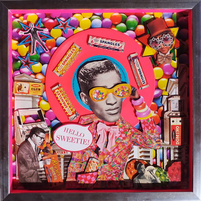 Candy Man Collage By Vintage Shuffle