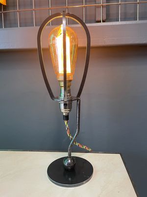 Handmade Steel Cage Lamp
