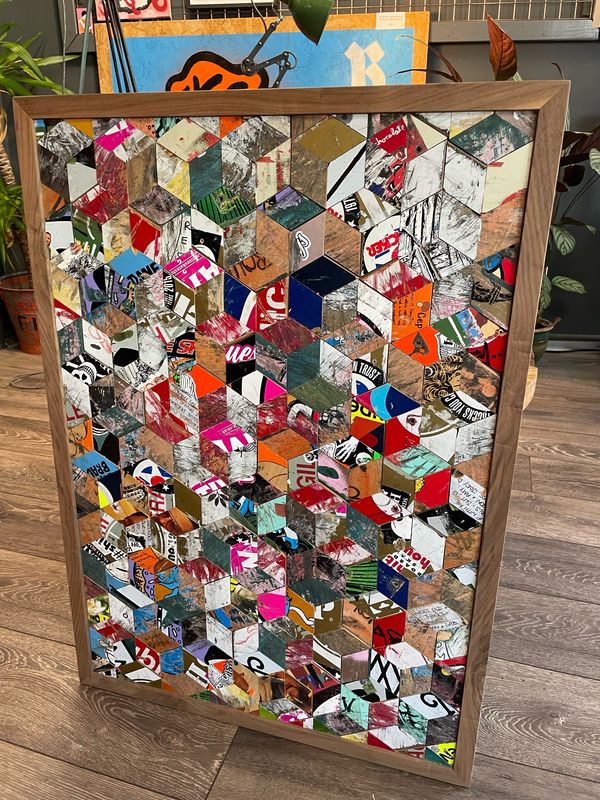 Large Skateboard Mosaic