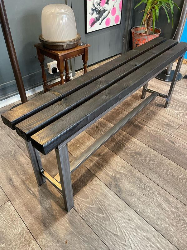 Industrial Locker Room Style Bench