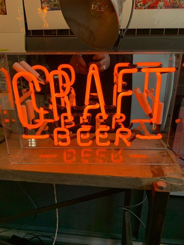 Craft Beer Neon Sign