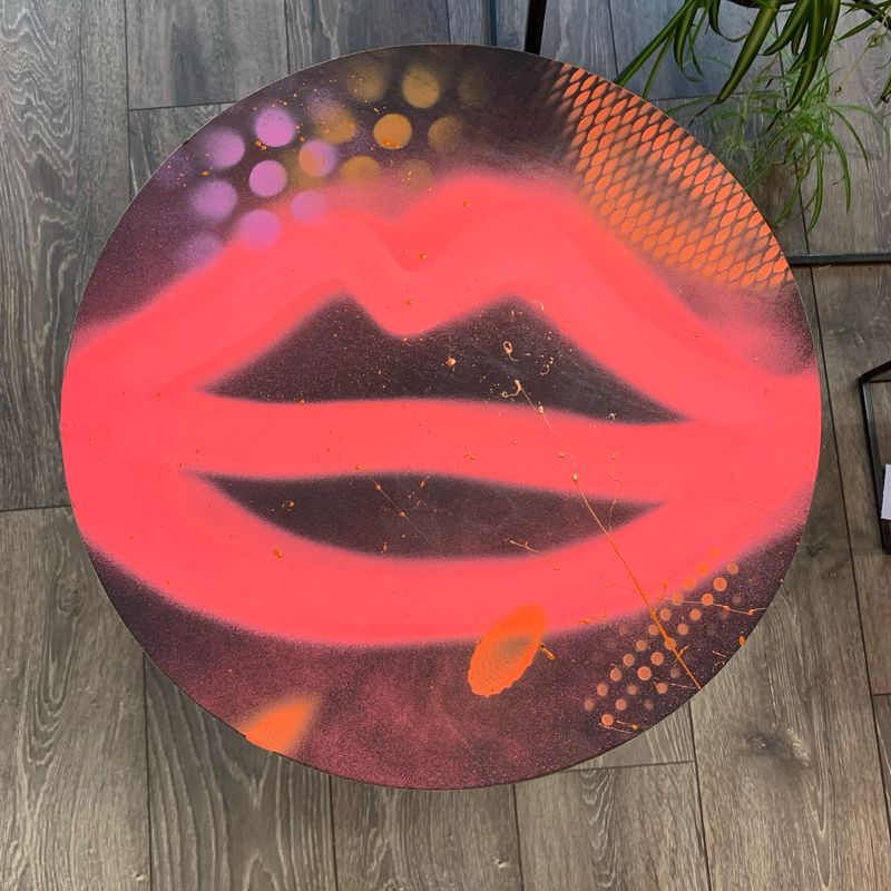 Lips - Painted Disc