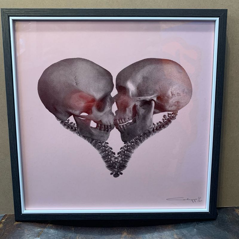 Till Death Mini Red Foil On Candy Pink Edition By Cassandra Yap