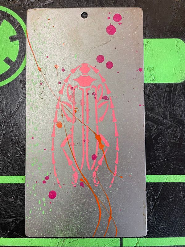 Scarab Beetle On Steel (jams2)