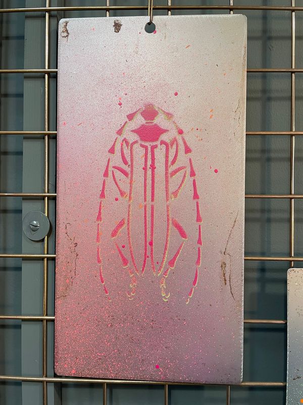 Scarab Beetle On Steel (jams5)