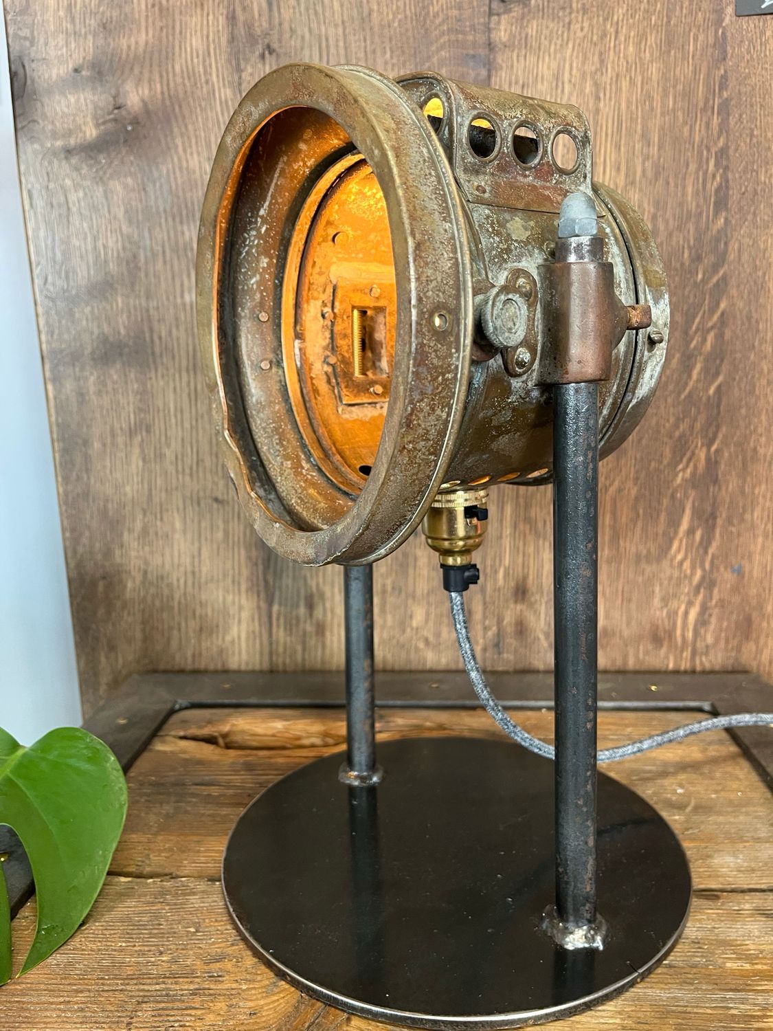 Brass Vintage Car Headlight