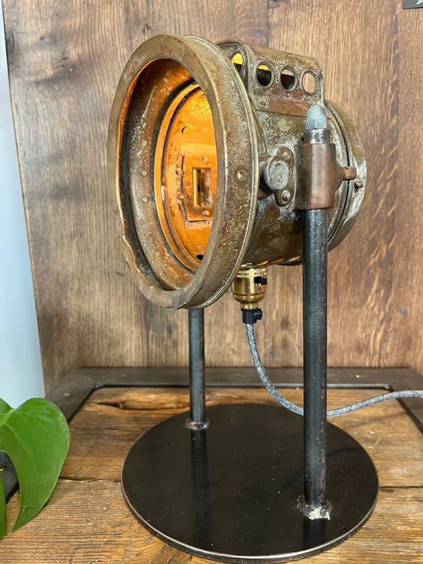 Brass Vintage Car Headlight