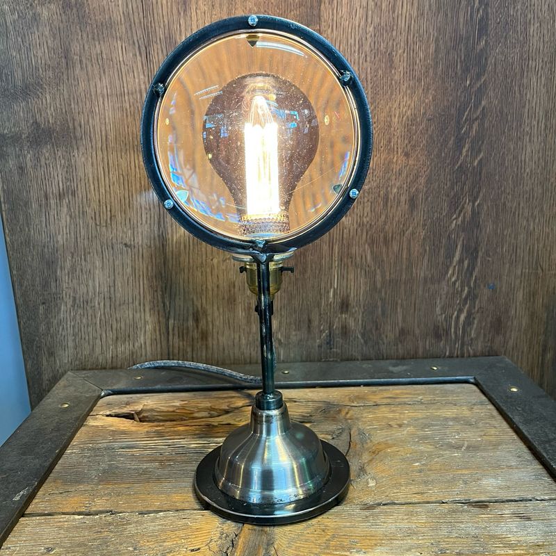 Reclaimed Lens Lamp
