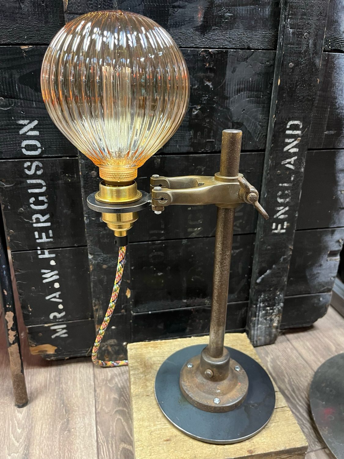 Industrial Stand Lamp