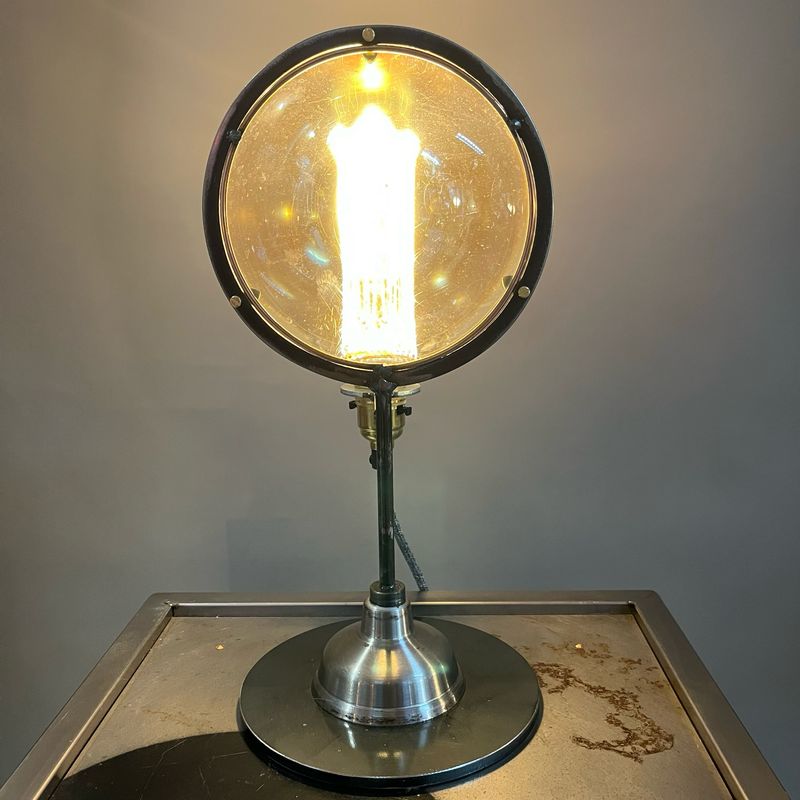 Reclaimed Lens Lamp (medium Lens)