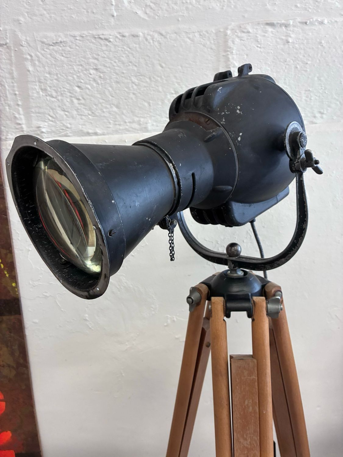 Strand Patt 23N Theatre Lamp On Military Tripod