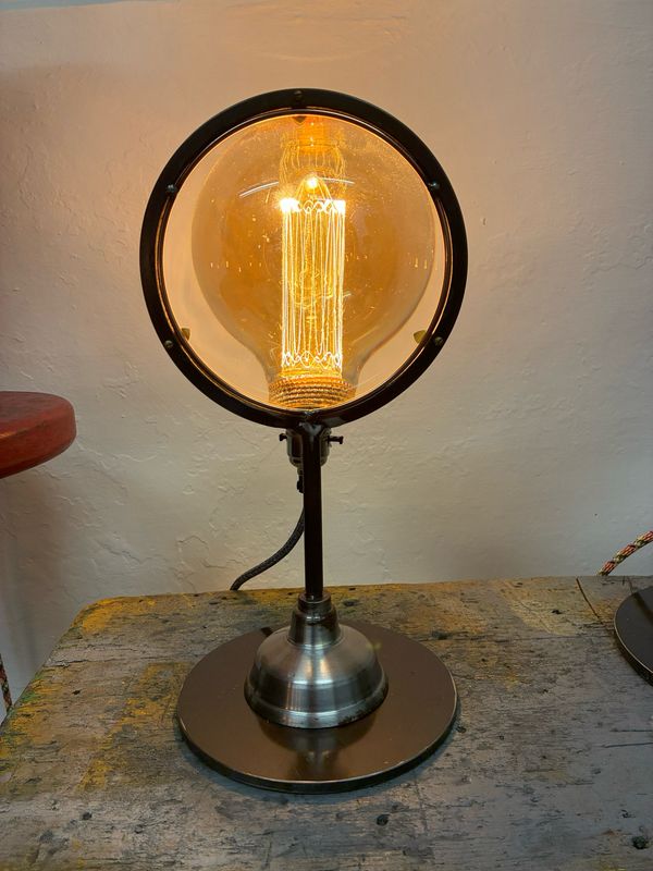 Reclaimed Lens Lamp (medium Lens)