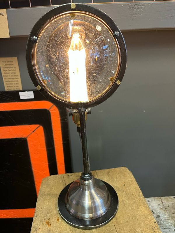 Reclaimed Lens Lamp
