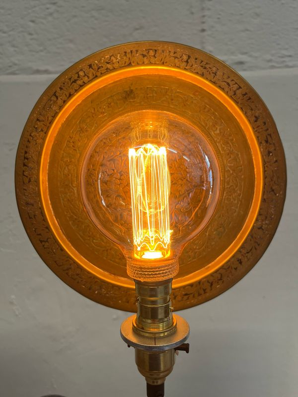 Brass Disc Lamp