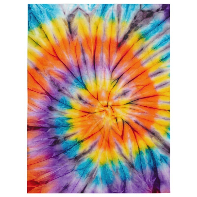 Tie Dye Throw Blanket