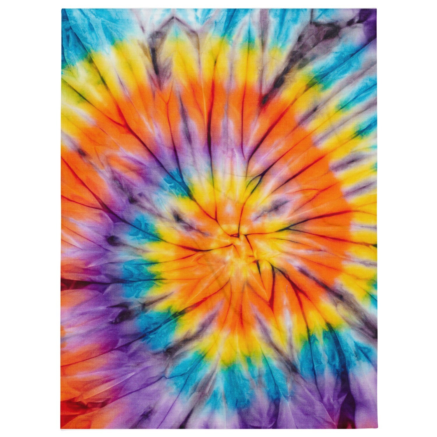 Tie Dye Throw Blanket, Size: 60×80