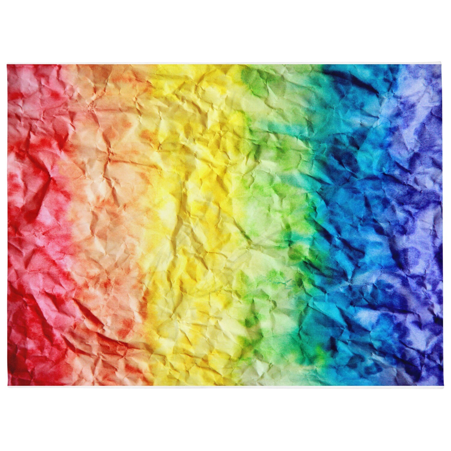 Rainbow Throw Blanket, Size: 60×80