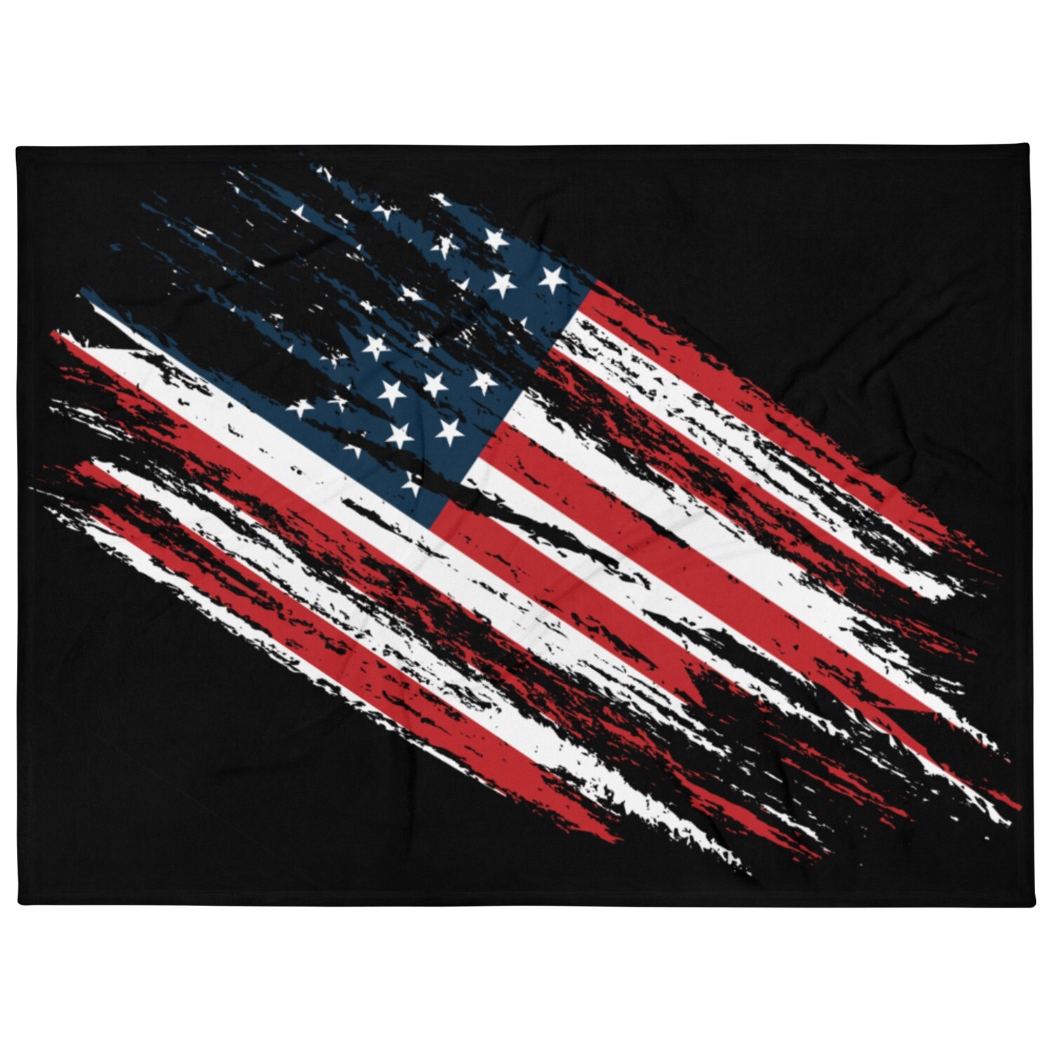 American Flag Throw Blanket, Size: 60×80