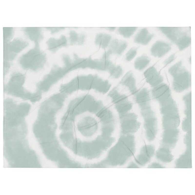 Tie dye blanket throw