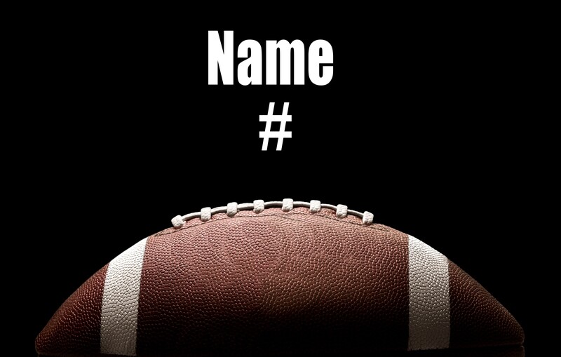 Customizable football Throw Blanket