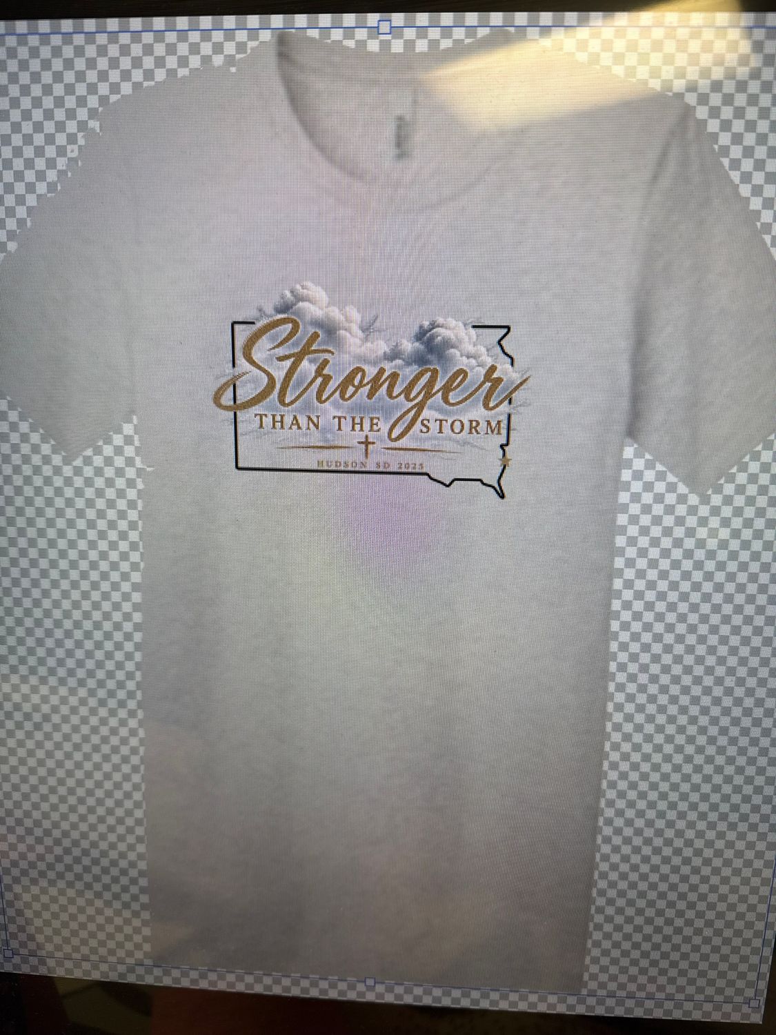 White Strong T-Shirt- Youth