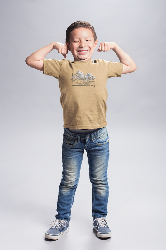 White Strong T-Shirt- Youth