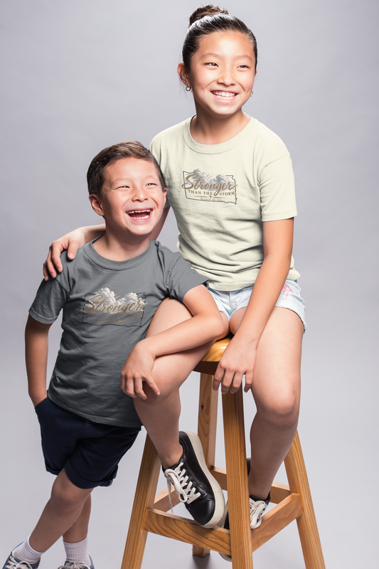 White Strong T-Shirt- Youth