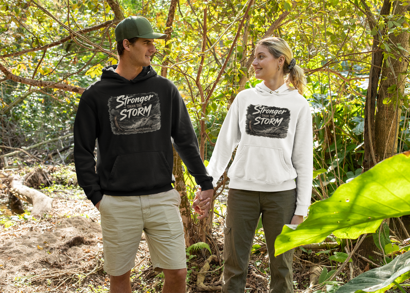 Black Stronger Hoodie Sweatshirt Adult