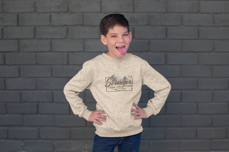 White Strong-Crew-Youth