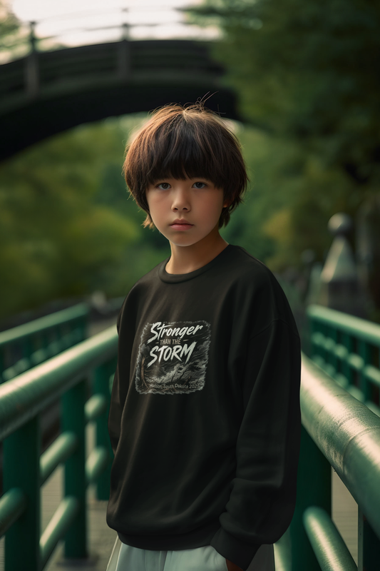 Black Stronger Crewneck Youth