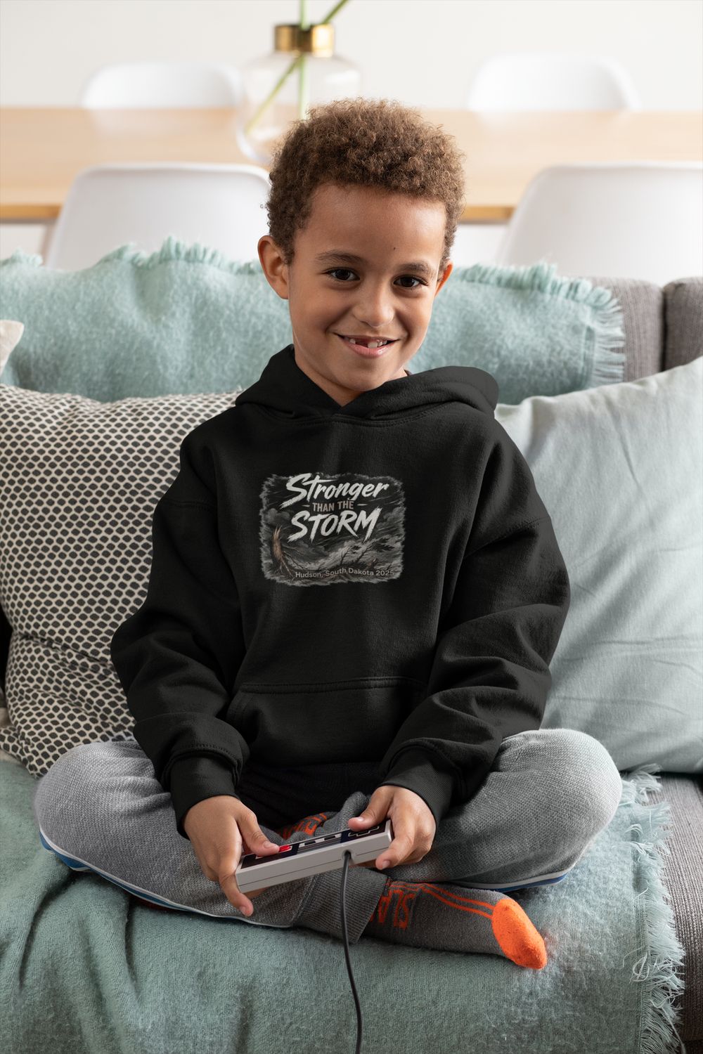 Black Stronger Hoodie Sweatshirt Youth