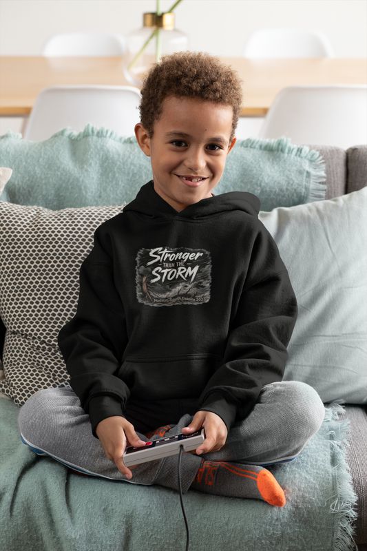 Black Stronger Hoodie Sweatshirt Youth