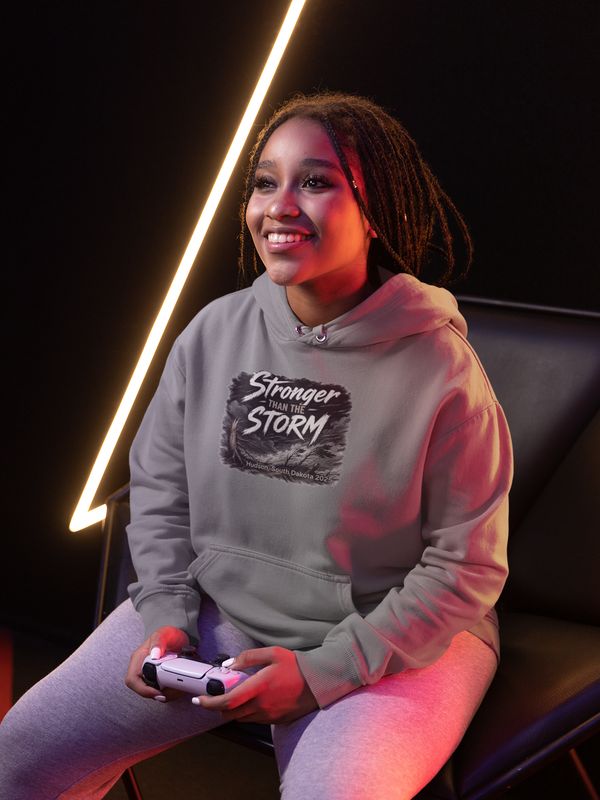 Black Stronger Hoodie Sweatshirt Youth
