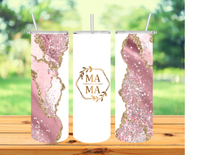 Pink & Gold Marble MAMA