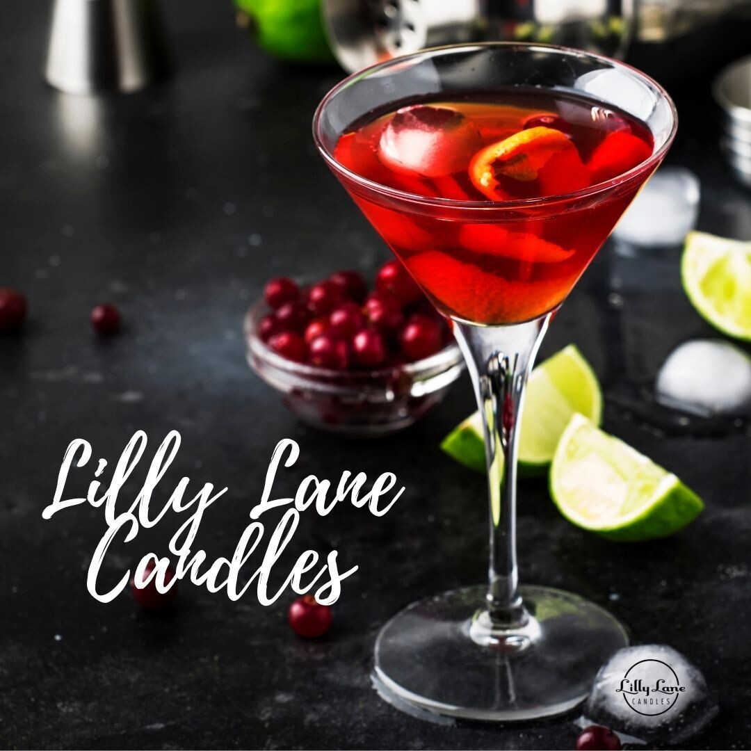 Lilly Lane Cranberry Cosmopolitan 18oz Jar Candle