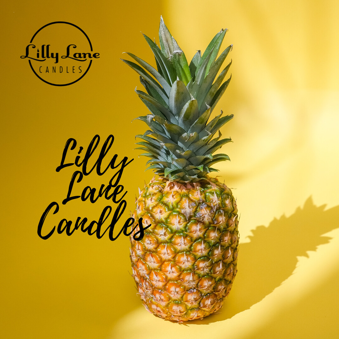 Lilly Lane Pineapple 18oz Jar Candle